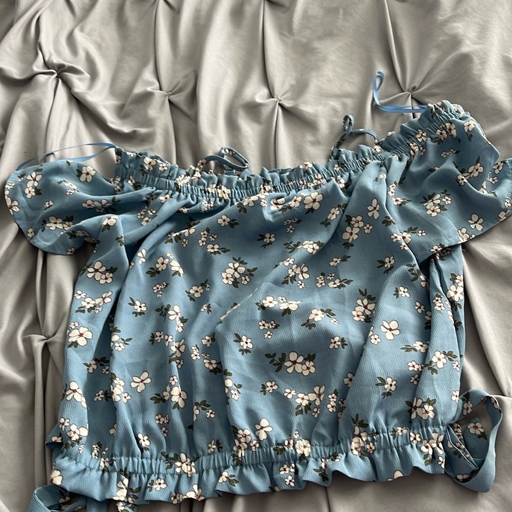 Floral Print Short Sleeve Shirt